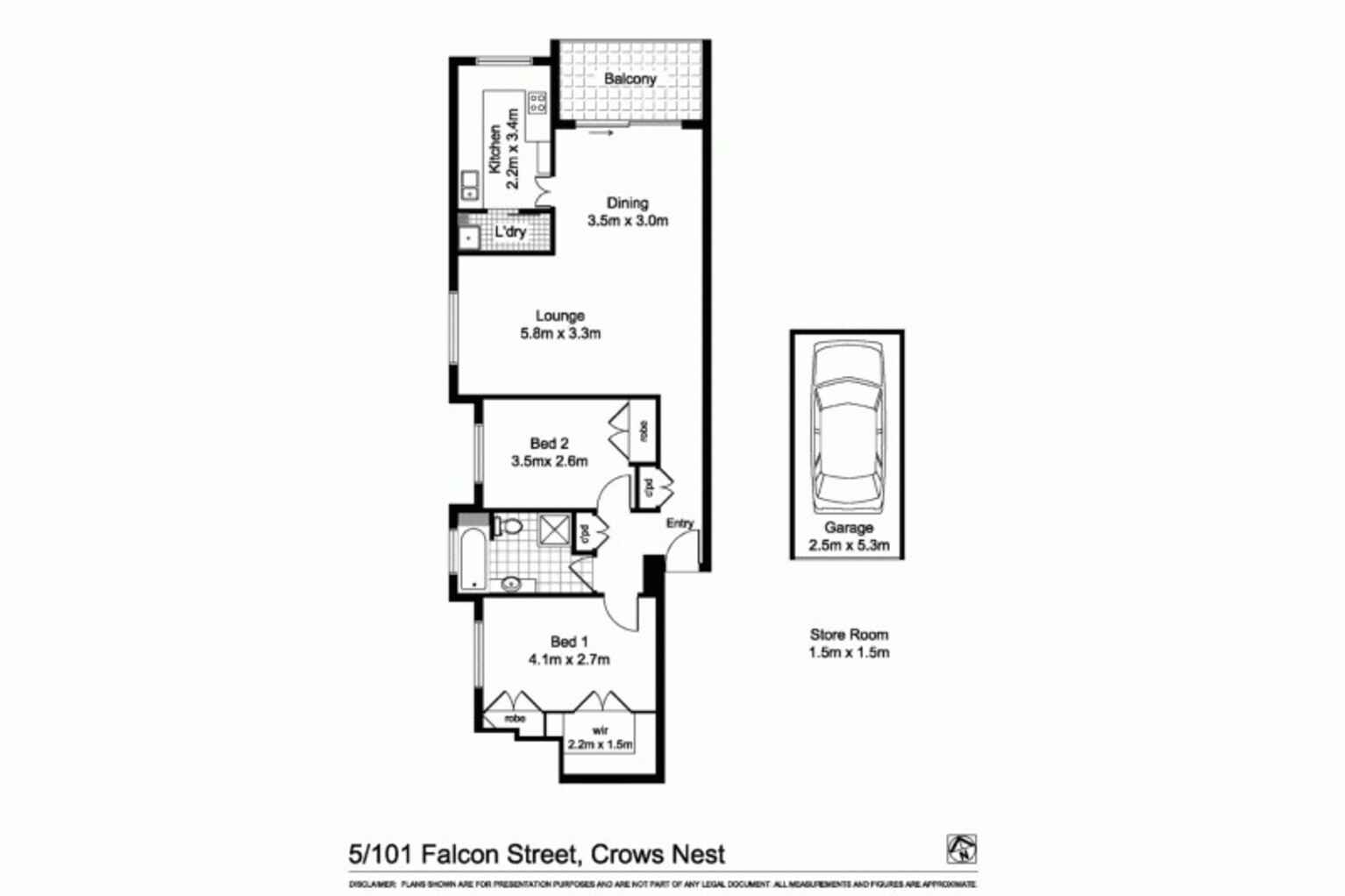 5/101 Falcon Street Crows Nest