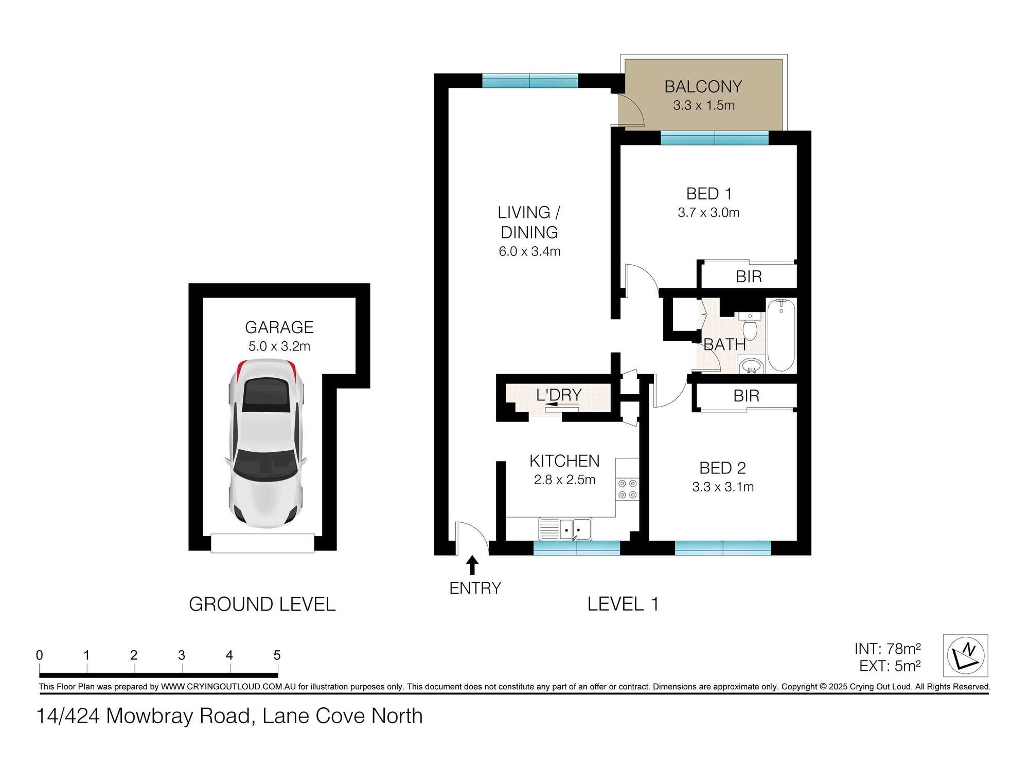 14/424-426 Mowbray Road West Lane Cove North 14/424-426 Mowbray Road West Lane Cove North