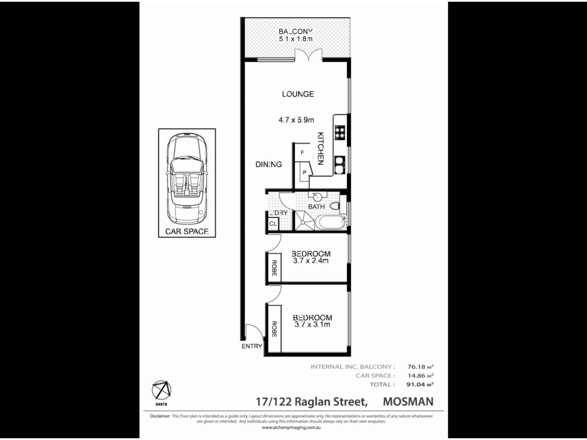 17/122 Raglan Street Mosman