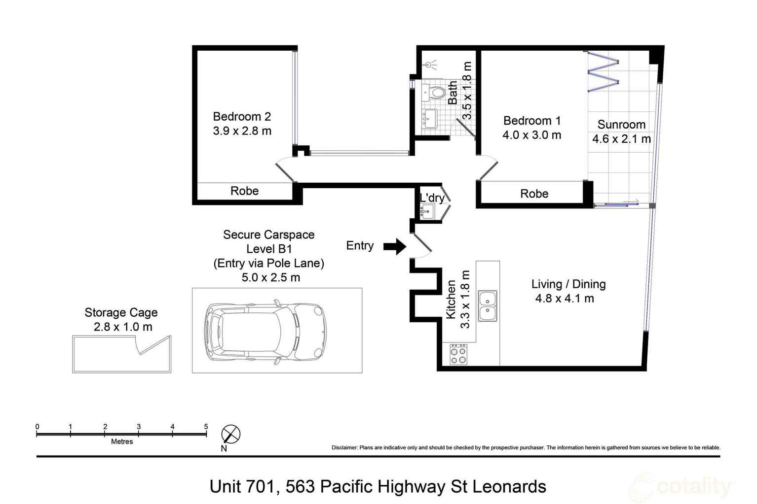 701/563 Pacific Highway St Leonards